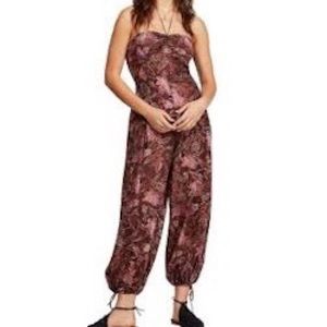 Free People Iris Halter Jumpsuit